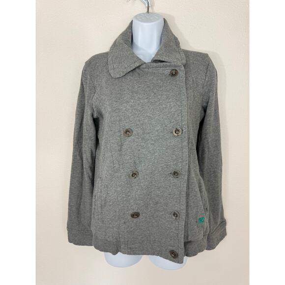 DC Apparel Division Gray Button Jacket Size M - Picture 1 of 6